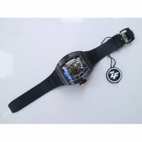 RM052 Skull Black Ceramic PVD Skeleton Dial Black Rubber Strap NH05A ZF