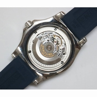 Avenger GMT SS 1:1 Best Edition Blue Dial On Blue rubber Strap A2836 GF
