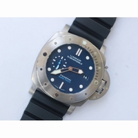 Pam 692T Titanium Blue Dial Black Rubber Strap P.9010 Super Clone Free Nylon Strap VSF