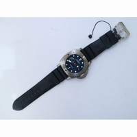Pam 692T Titanium Blue Dial Black Rubber Strap P.9010 Super Clone Free Nylon Strap VSF