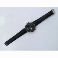 Carrera Calibre 16 Day-Date Ceramic Bezel Black Dial Leather Strap Cal.1887 V6F
