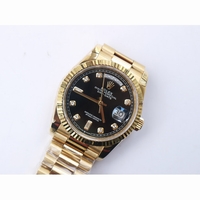 Rolex Day-Date 40mm YG Oyster Fluted Diamond Markers *6 Dials* Bracelet BP A2836
