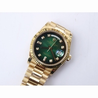 Rolex Day-Date 40mm YG Oyster Fluted Diamond Markers *6 Dials* Bracelet BP A2836