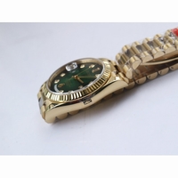 Rolex Day-Date 40mm YG Oyster Fluted Diamond Markers *6 Dials* Bracelet BP A2836