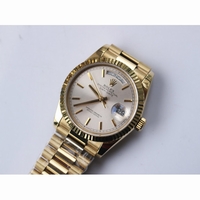 Rolex Day-Date 40mm YG Oyster Fluted *5 Dials* Bracelet BP A2836