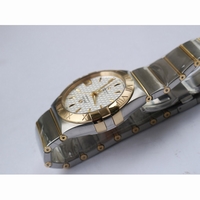 Constellation 38mm SS/YG Two Tone White & Yellow Textured Dial Bracelet A8500 Super Clone VSF