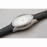 50509 Cellini Time SS/LE Sliver Dial Sticks BP SA3132