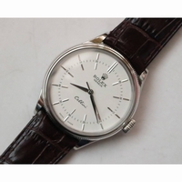 50509 Cellini Time SS/LE White dial Sticks BP SA3132 