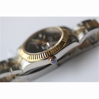 Rolex DateJust II Oyster Fluted Full 18K Gold Wrapped Roman Grey Dial Bracelet BP