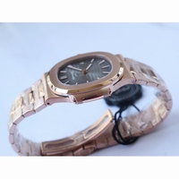 Nautilus 5711/1R RG Brown Textured Dial Bracelet 324CS Free Box PPF