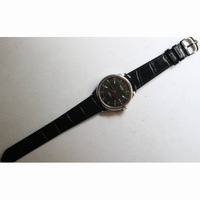 50509 Cellini Time SS/LE Black Dial Diamond Mark BP SA3132