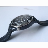 Seamaster Diver 300M Real Ceramic Case Black Dial Rubber Strap A8806 Free Leather Strap VSF