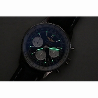 Breitling Navitimer 01 Chronograph Blue Leather