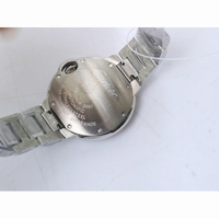 Ballon Bleu 33mm Diamond Bezel Pink & White Textured Dial Bracelet SWF