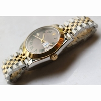 Rolex DateJust II Oyster Fluted Roman Numbers Grey Dial Bracelet BP 