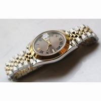 Rolex DateJust II Oyster Fluted Roman Numbers Grey Dial Bracelet BP 