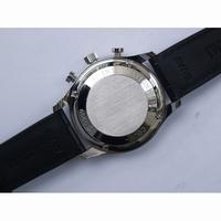 IWC Portuguese Chrono IW371446 Silver Dial Blue Marker Leather