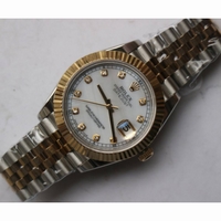 DateJust II 41mm 126331 Fluted Bezel Stick Marks MOP Dial TT Jubilee Bracelet 