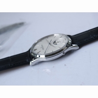 Master Ultra Thin Moon 1368420 White Dial Black Leather Strap A925 YLF