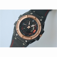 Linde Werdelin Spidolite II Tech Red Forged Carbon Black Dial Nylon Strap V6F ST