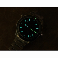 Planet Ocean 600M GMT 43.5mm Silver Markers Black Dial Bracelet A8605 Super Clone Free Rubber VSF