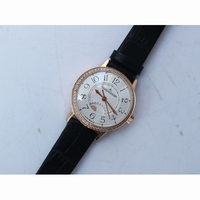 Rendez-Vous Night & Day 29mm RG White Dial Black Leather Strap A967 OXF