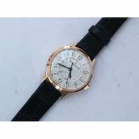 Rendez-Vous Night & Day 29mm RG White Dial Black Leather Strap A967 OXF