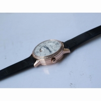 Rendez-Vous Night & Day 29mm RG White Dial Black Leather Strap A967 OXF