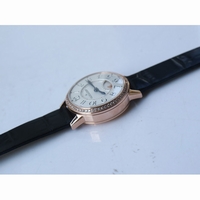 Rendez-Vous Night & Day 29mm RG White Dial Black Leather Strap A967 OXF