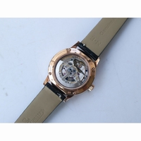 Rendez-Vous Night & Day 29mm RG White Dial Black Leather Strap A967 OXF