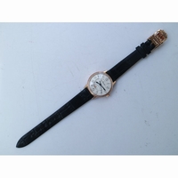 Rendez-Vous Night & Day 29mm RG White Dial Black Leather Strap A967 OXF