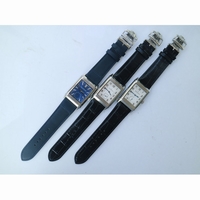Reverso Two Face SS *3 Dials* Leather Strap  OXF