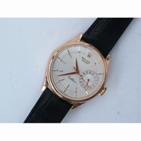 Cellini 50515 RG Black & White Dial Leather Strap SA3165 GMF