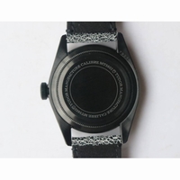 Heritage Black Bay Dark DLC 1:1 Best Edition Black Bezel on Distressed Leather Strap A2824 ZF