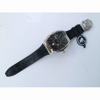 Vanguard V45 Black Textured Dial Black Rubber Strap MIYOTA 9015 ZF