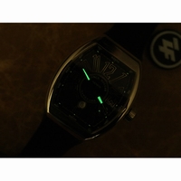 Vanguard V45 Black Textured Dial Black Rubber Strap MIYOTA 9015 ZF