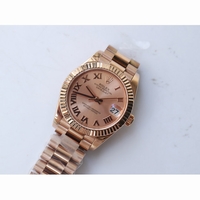 DateJust 31mm 278285 RG Fluted Bezel Roman Markers *5 Dials* Bracelet BP A2824 & A2813