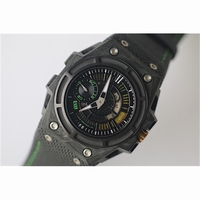 Linde Werdelin Spidolite II Tech Green Forged Carbon Black Dial Nylon Strap V6F ST