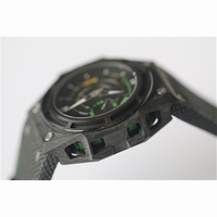 Linde Werdelin Spidolite II Tech Green Forged Carbon Black Dial Nylon Strap V6F ST