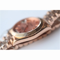 Rolex Day-Date Oyster Fluted RG Roman Markers Bracelet BP SW