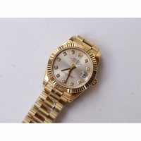 DateJust 31mm 278285 YG Fluted Bezel Diamond Markers *4 Dials* Bracelet BP A2824 & A2813