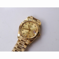 DateJust 31mm 278285 YG Fluted Bezel Diamond Markers *4 Dials* Bracelet BP A2824 & A2813