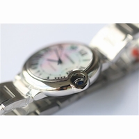 Ballon Bleu 36mm White MOP Dial Bracelet Miyota 9015 JF