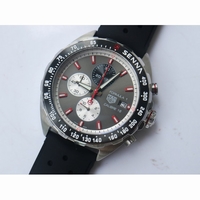 TAG Formula 1 Black & Blue & Grey Dial Rubber Quartz