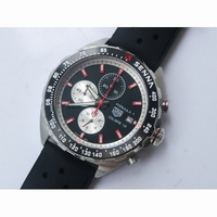 TAG Formula 1 Black & Blue & Grey Dial Rubber Quartz