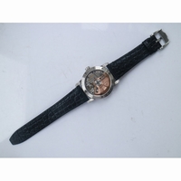 AP CODE 11.59 15210 Black & Blue Dial Leather Strap A4302 OXF