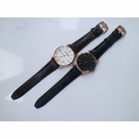 AP CODE 11.59 RG 15210 Black & Blue Dial Leather Strap A4302 OXF