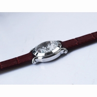 Happy Sport 30mm MOP Dial Red Leather Strap Swiss ETA 955.112 ZF