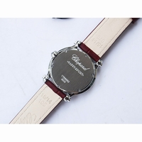 Happy Sport 30mm MOP Dial Red Leather Strap Swiss ETA 955.112 ZF