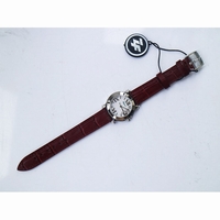Happy Sport 30mm MOP Dial Red Leather Strap Swiss ETA 955.112 ZF